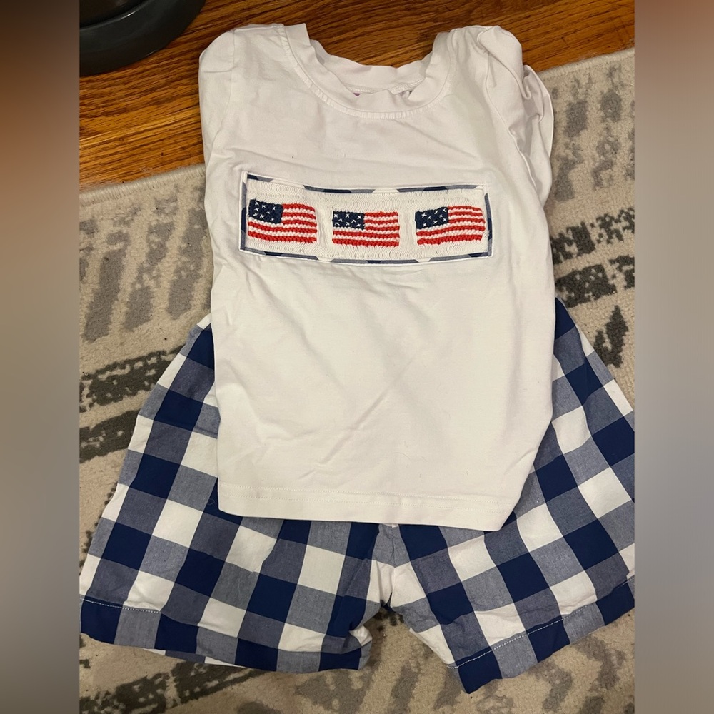 24 month stitched flag set